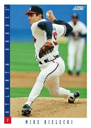 #457 Mike Bielecki - Atlanta Braves - 1993 Score Baseball