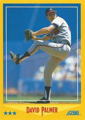 #457 David Palmer - Atlanta Braves - 1988 Score Baseball
