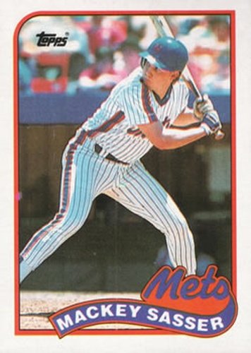 #457 Mackey Sasser - New York Mets - 1989 Topps Baseball