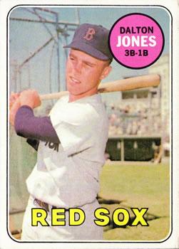 #457 Dalton Jones - Boston Red Sox - 1969 Topps Baseball