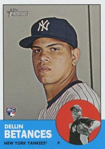 #457 Dellin Betances - New York Yankees - 2012 Topps Heritage Baseball