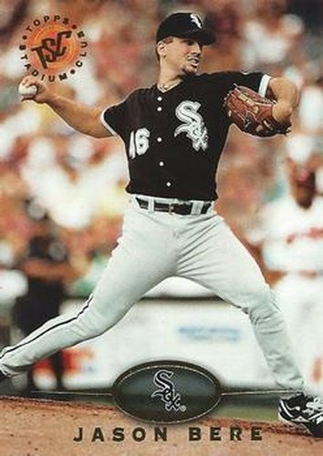 #457 Jason Bere - Chicago White Sox - 1995 Stadium Club Baseball