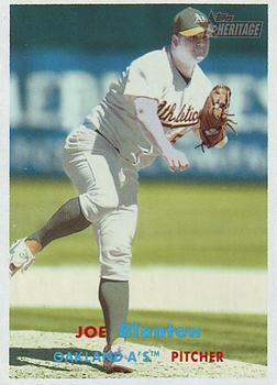 #457 Joe Blanton - Oakland Athletics - 2006 Topps Heritage Baseball
