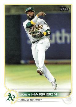 #457 Josh Harrison - Oakland Athletics - 2022 Topps Baseball