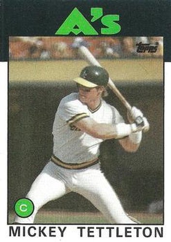 #457 Mickey Tettleton - Oakland Athletics - 1986 Topps Baseball