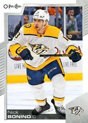 #457 Nick Bonino - Nashville Predators - 2020-21 O-Pee-Chee Hockey