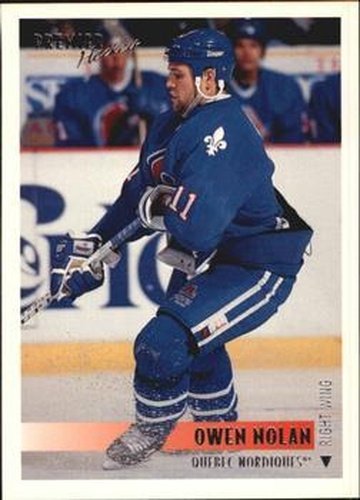 #457 Owen Nolan - Quebec Nordiques - 1994-95 Topps Premier Hockey