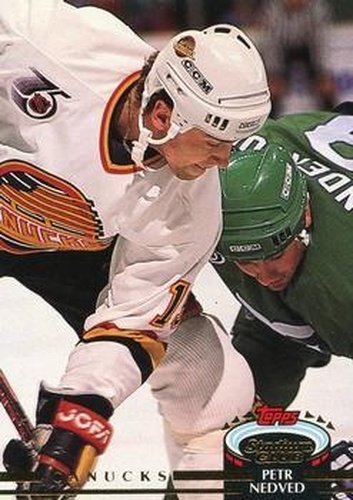 #457 Petr Nedved - Vancouver Canucks - 1992-93 Stadium Club Hockey