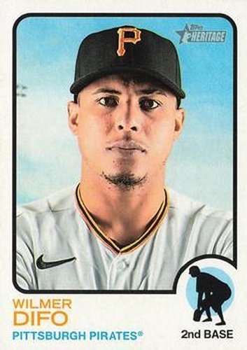 #457 Wilmer Difo - Pittsburgh Pirates - 2022 Topps Heritage Baseball