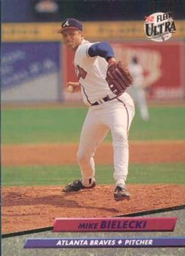 #457 Mike Bielecki - Atlanta Braves - 1992 Ultra Baseball