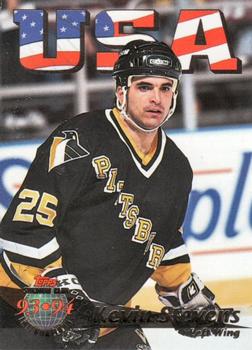 #457 Kevin Stevens - Pittsburgh Penguins - 1993-94 Stadium Club Hockey