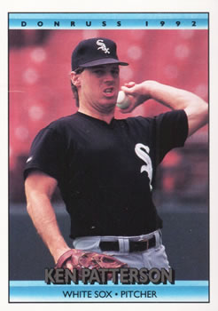 #457 Ken Patterson - Chicago White Sox - 1992 Donruss Baseball
