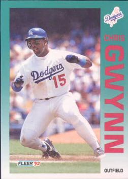 #457 Chris Gwynn - Los Angeles Dodgers - 1992 Fleer Baseball