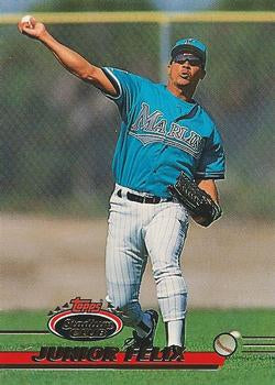 #457 Junior Felix - Florida Marlins - 1993 Stadium Club Baseball