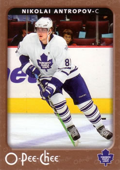 #457 Nik Antropov - Toronto Maple Leafs - 2006-07 O-Pee-Chee Hockey