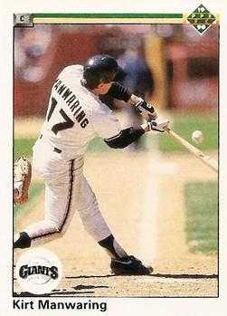 #457 Kirt Manwaring - San Francisco Giants - 1990 Upper Deck Baseball