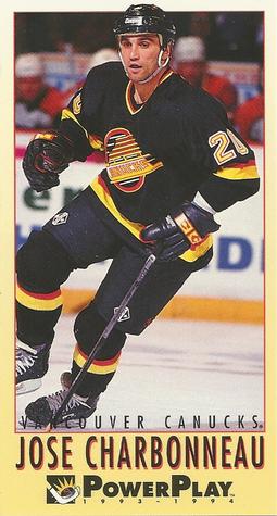 #457 Jose Charbonneau - Vancouver Canucks - 1993-94 Fleer PowerPlay Hockey