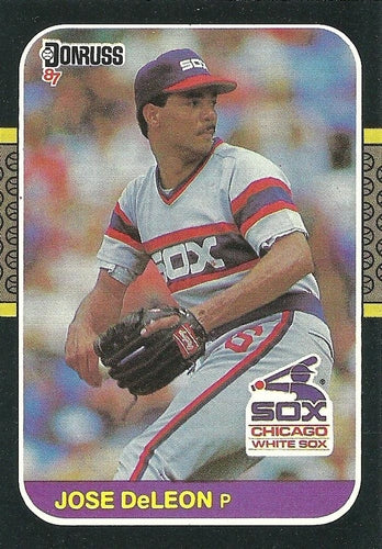 #457 Jose DeLeon - Chicago White Sox - 1987 Donruss Baseball