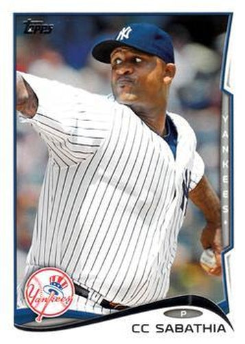 #457a CC Sabathia - New York Yankees - 2014 Topps Baseball
