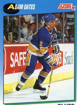 #458 Adam Oates - St. Louis Blues - 1991-92 Score Canadian Hockey