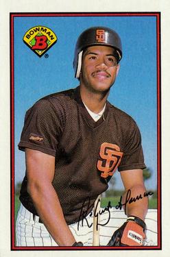 #458 Roberto Alomar - San Diego Padres - 1989 Bowman Baseball