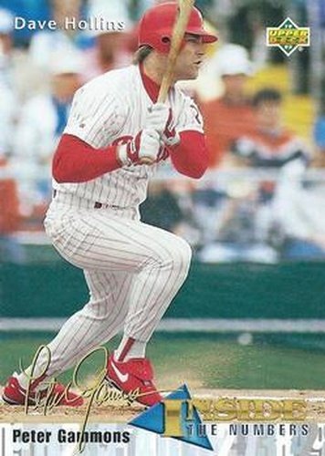 #458 Dave Hollins - Philadelphia Phillies - 1993 Upper Deck Baseball