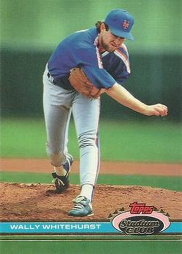 #458 Wally Whitehurst - New York Mets - 1991 Stadium Club Baseball