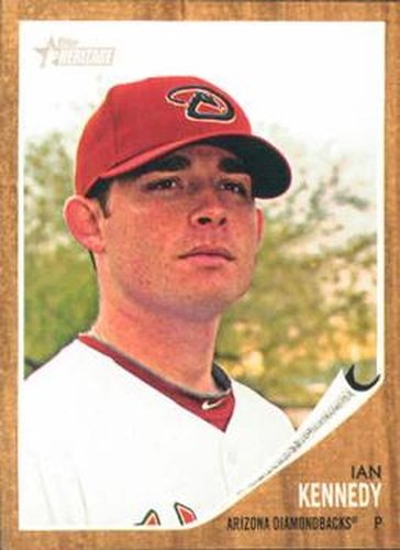 #458 Ian Kennedy - Arizona Diamondbacks - 2011 Topps Heritage Baseball