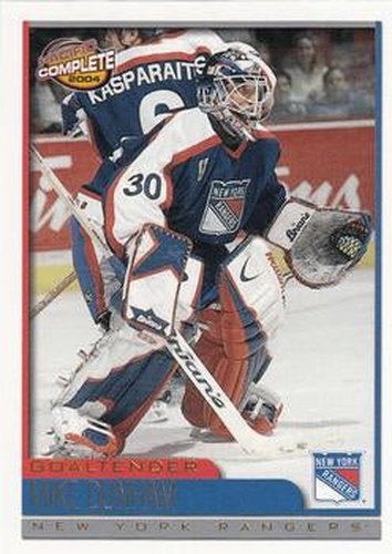 #458 Mike Dunham - New York Rangers - 2003-04 Pacific Complete Hockey