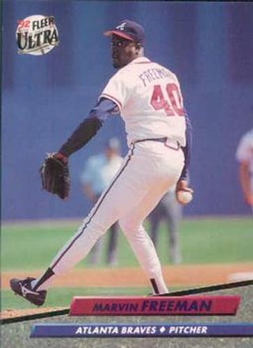 #458 Marvin Freeman - Atlanta Braves - 1992 Ultra Baseball