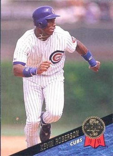 #458 Kevin Roberson - Chicago Cubs - 1993 Leaf Baseball