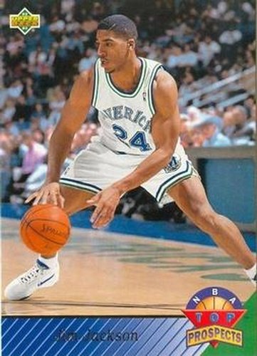 #458 Jim Jackson - Dallas Mavericks - 1992-93 Upper Deck Basketball