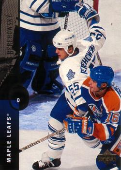 #458 Drake Berehowsky - Toronto Maple Leafs - 1994-95 Upper Deck Hockey