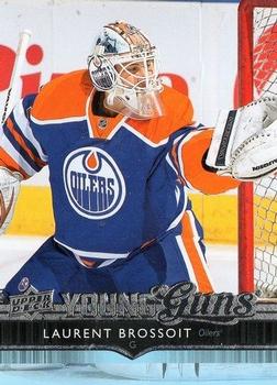 #458 Laurent Brossoit - Edmonton Oilers - 2014-15 Upper Deck Hockey