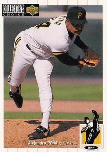 #458 Alejandro Pena - Pittsburgh Pirates - 1994 Collector's Choice Baseball