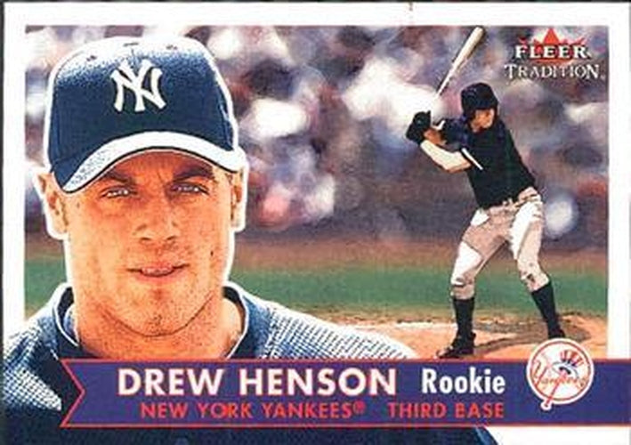 #458 Drew Henson - New York Yankees - 2001 Fleer Tradition Baseball