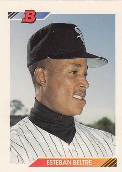 #458 Esteban Beltre - Chicago White Sox - 1992 Bowman Baseball