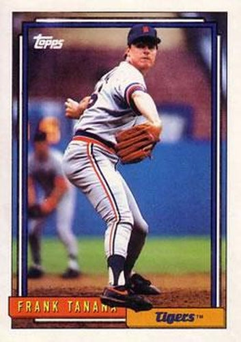 #458 Frank Tanana - Detroit Tigers - 1992 Topps Baseball
