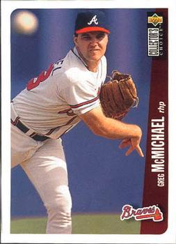 #458 Greg McMichael - Atlanta Braves - 1996 Collector's Choice Baseball
