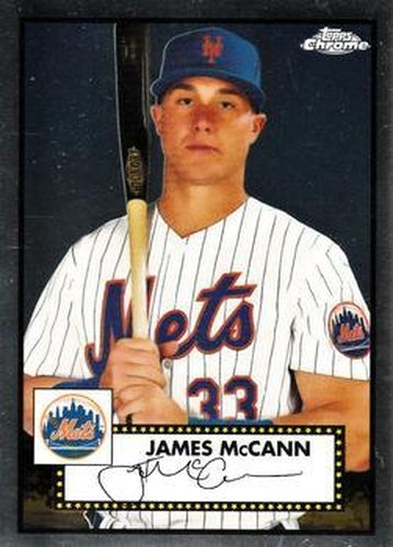 #458 James McCann - New York Mets - 2021 Topps Chrome Platinum Anniversary Baseball