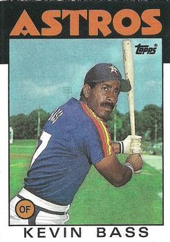 #458 Kevin Bass - Houston Astros - 1986 Topps Baseball