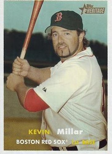 #458 Kevin Millar - Boston Red Sox - 2006 Topps Heritage Baseball