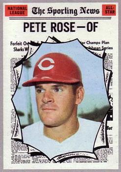 #458 Pete Rose - Cincinnati Reds - 1970 Topps Baseball