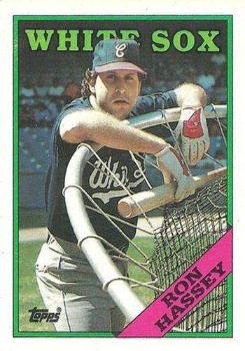 #458 Ron Hassey - Chicago White Sox - 1988 Topps Baseball