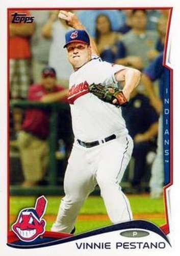 #458 Vinnie Pestano - Cleveland Indians - 2014 Topps Baseball