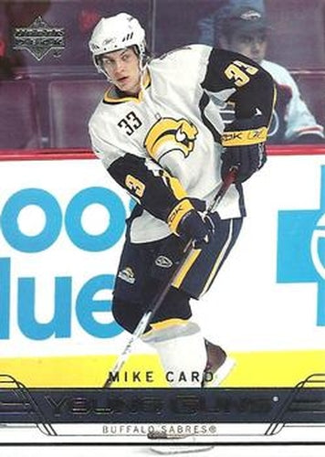 #458 Mike Card - Buffalo Sabres - 2006-07 Upper Deck Hockey