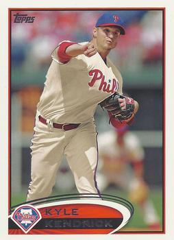 #458 Kyle Kendrick - Philadelphia Phillies - 2012 Topps Baseball