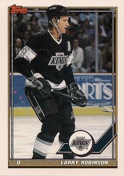 #458 Larry Robinson - Los Angeles Kings - 1991-92 Topps Hockey