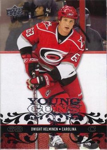 #458 Dwight Helminen - Carolina Hurricanes - 2008-09 Upper Deck Hockey