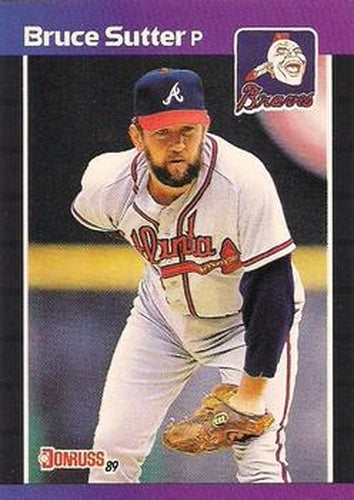 #458 Bruce Sutter - Atlanta Braves - 1989 Donruss Baseball